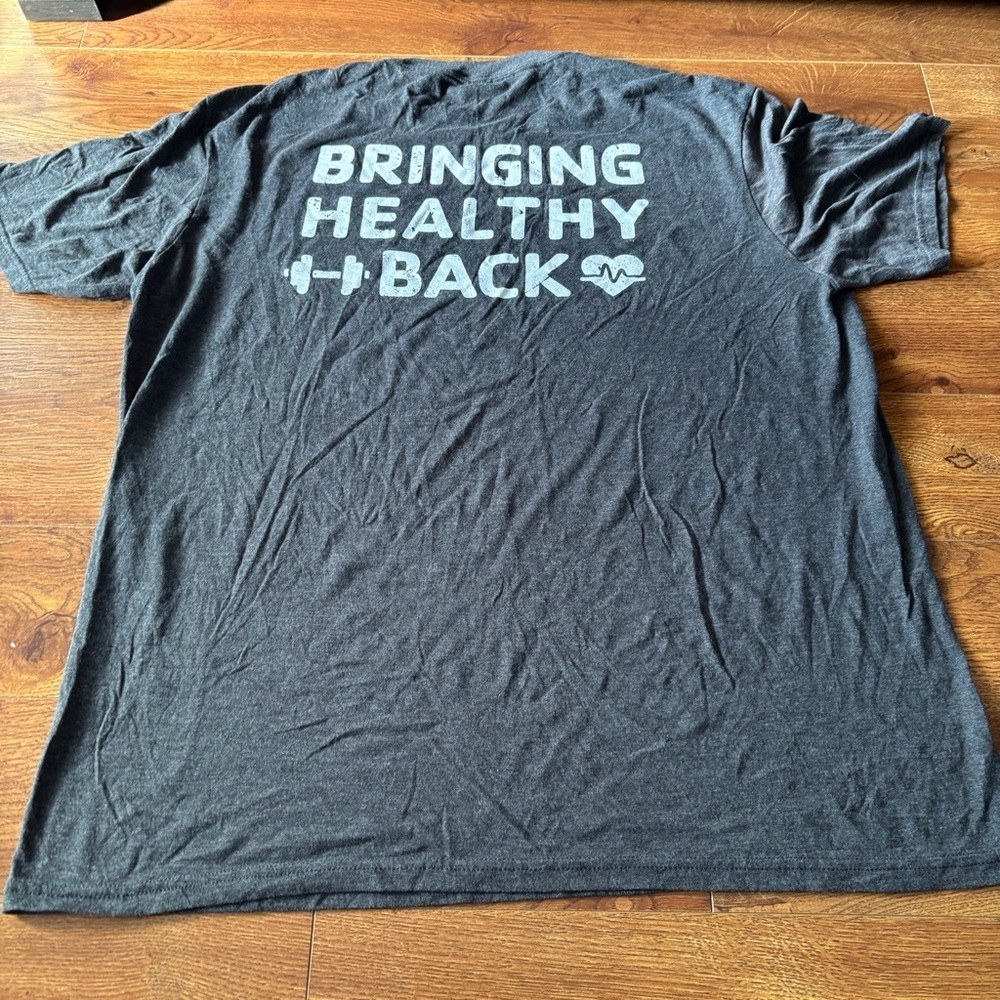 Gray Men’s Short Sleeve Logo T‑Shirt in size XL - Picture 3 of 4